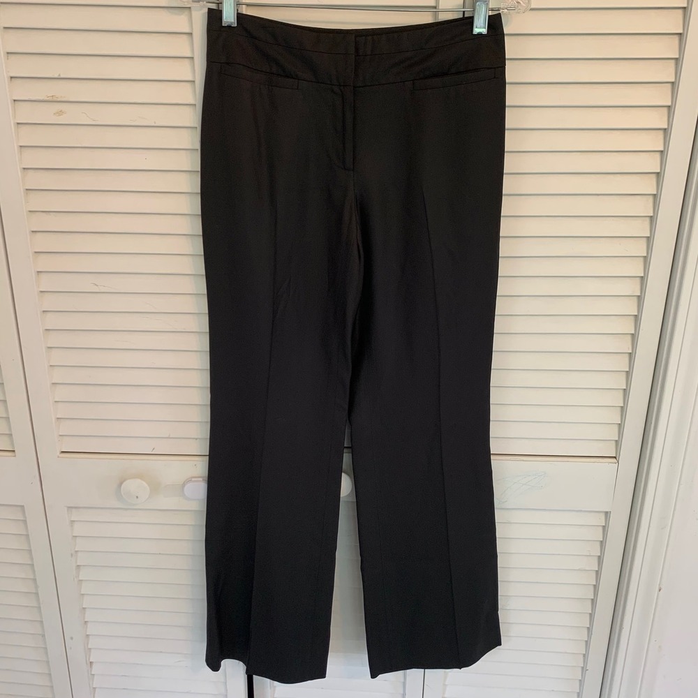 VTG Talbots Collection Petites Silk Blend Straight Italian Fabric Pants Lined 2P